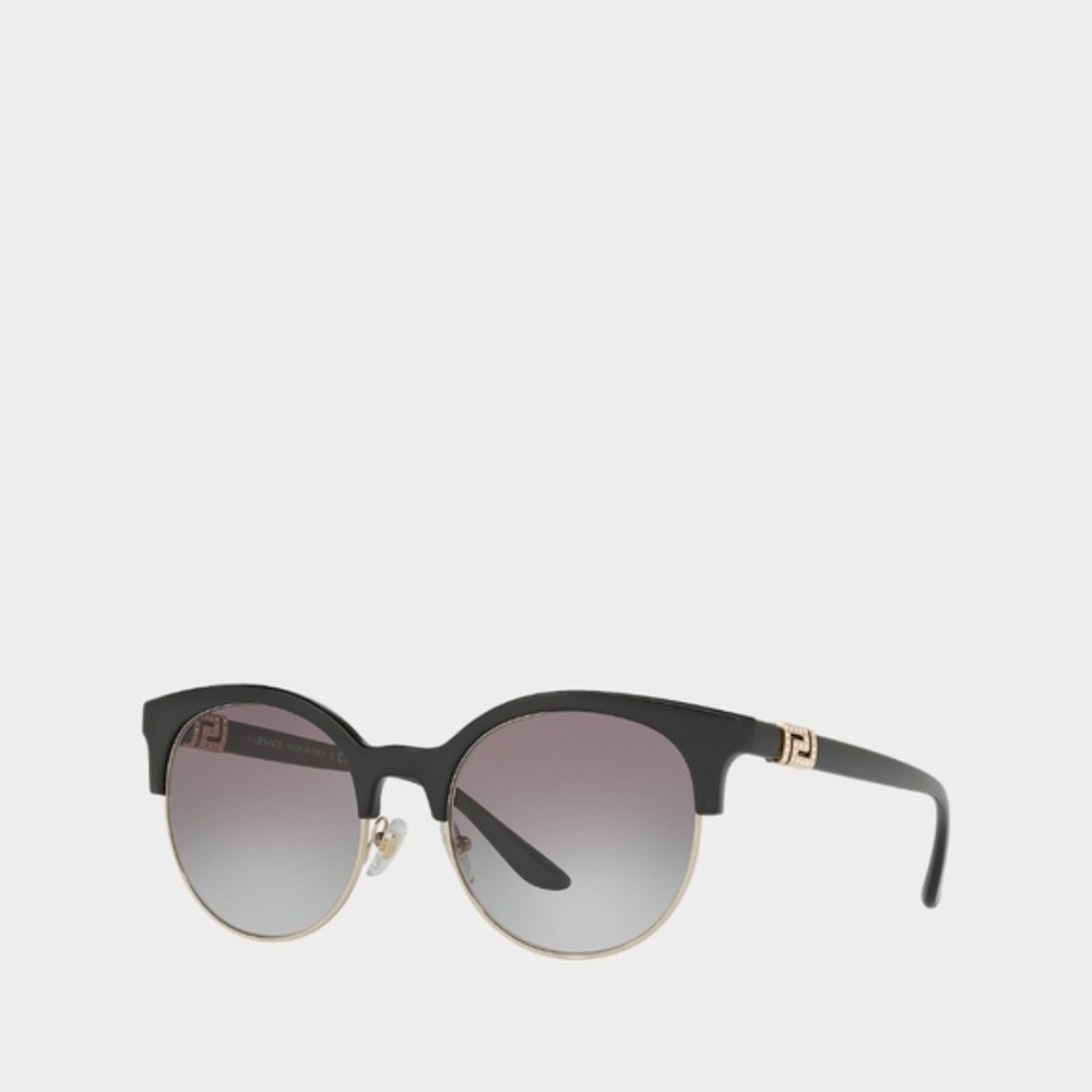 Versace Black Crystal Greek Sunglasses